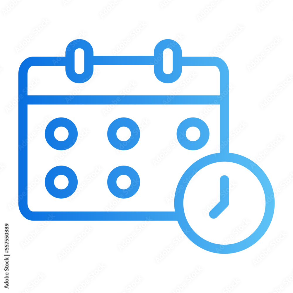 schedule gradient icon schedule gradient icon