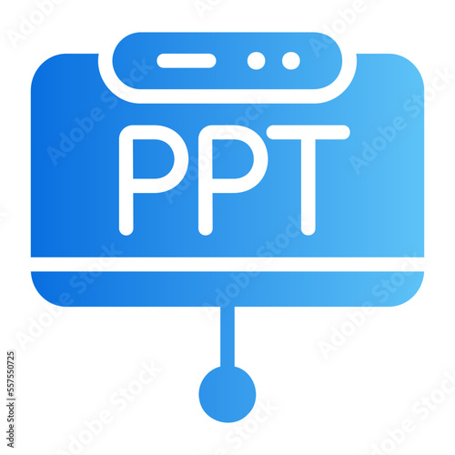 ppt gradient icon