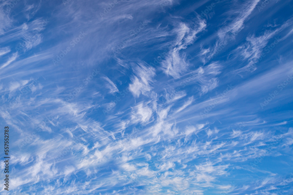 Sky background with white clouds. Sky and clouds background Stock Photo