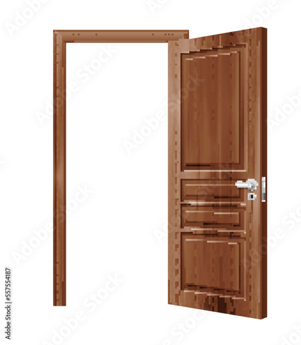 Realistic Door Illustration
