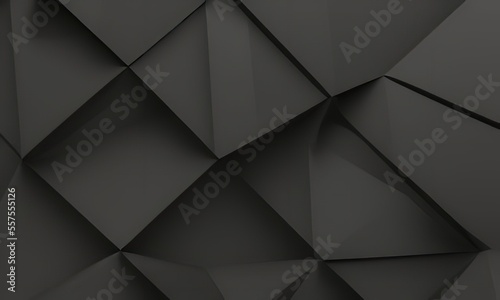 Tech background with geometric shapes textures 3D patterns. 