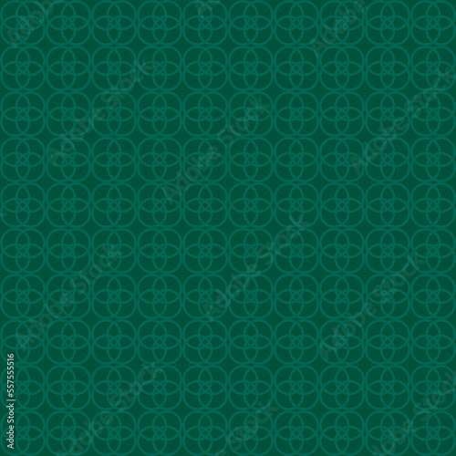 Seamless vector pattern. Line floral pattern seamless background flowers motif. Textile swatch Modern lux Fabric design. Vector illustration. Abstract geometric texture Light Dark Green Emerald 10 eps