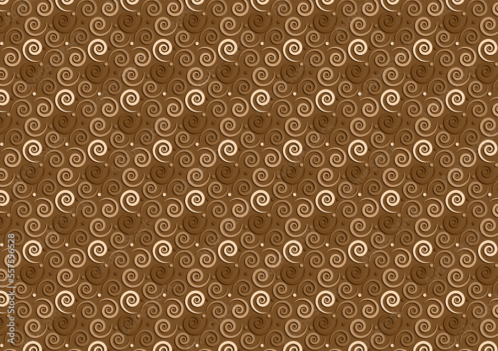 seamless spiral textured pattern with dots