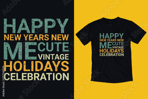 Happy New Year T-Shirt Design