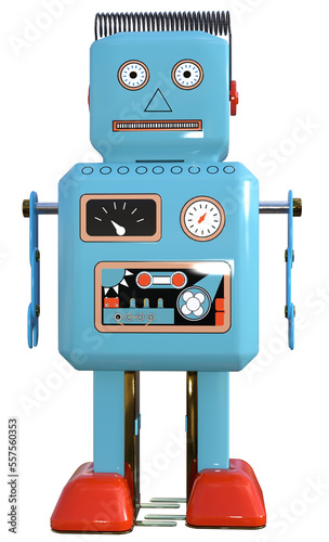 Roboter Retro Spielzeug png, Hintergrund transparent   photo