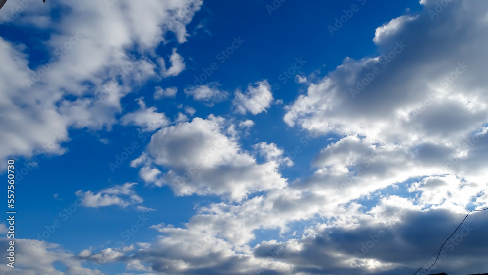 Beautiful landscape of the blue sky with some clouds. Beautiful landscape of the blue sky with some clouds.