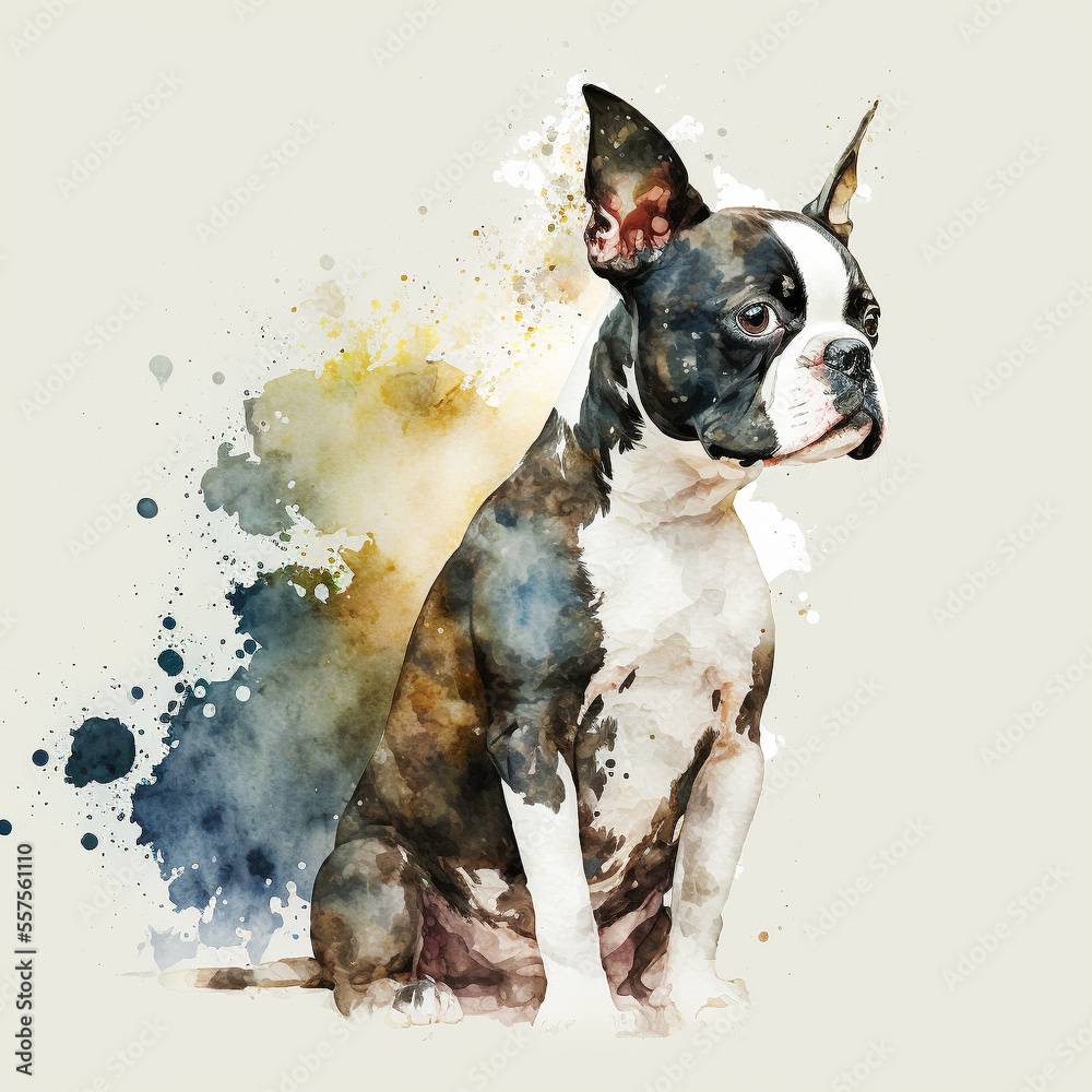Watercolor illustration of an animal - Create with generative AI technology