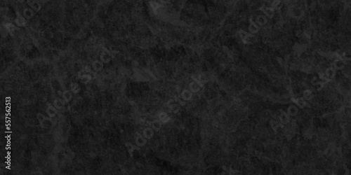 Dark black grunge textured concrete backdrop background. Panorama dark grey black slate background or texture. Vector black concrete texture. Stone wall background.