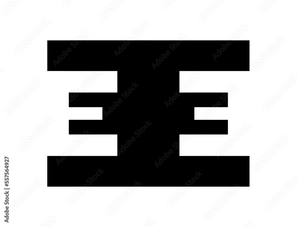 Black symbol, abstract vector design, frame Black symbol, abstract vector design, frame