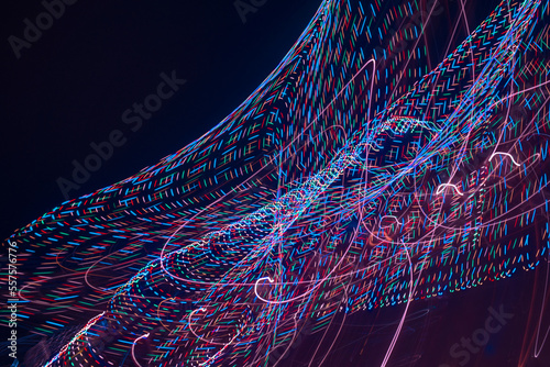 particles pattern glow background