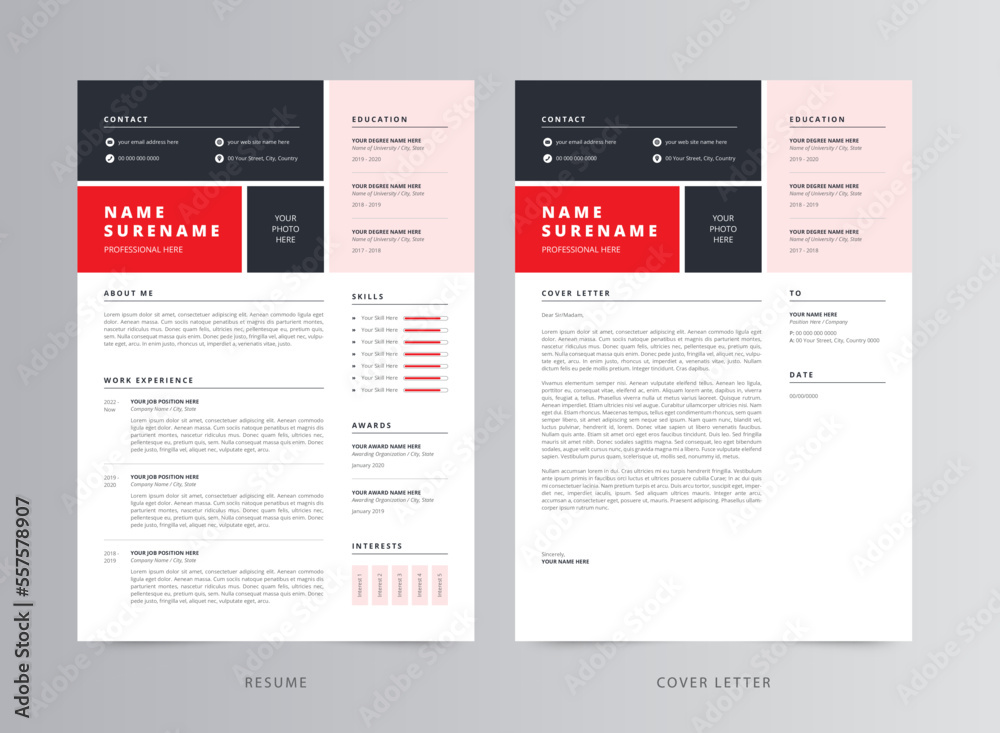 Resume Template, Professional Modern Resume Template, CV Template Resume Template, Professional Modern Resume Template, CV Template