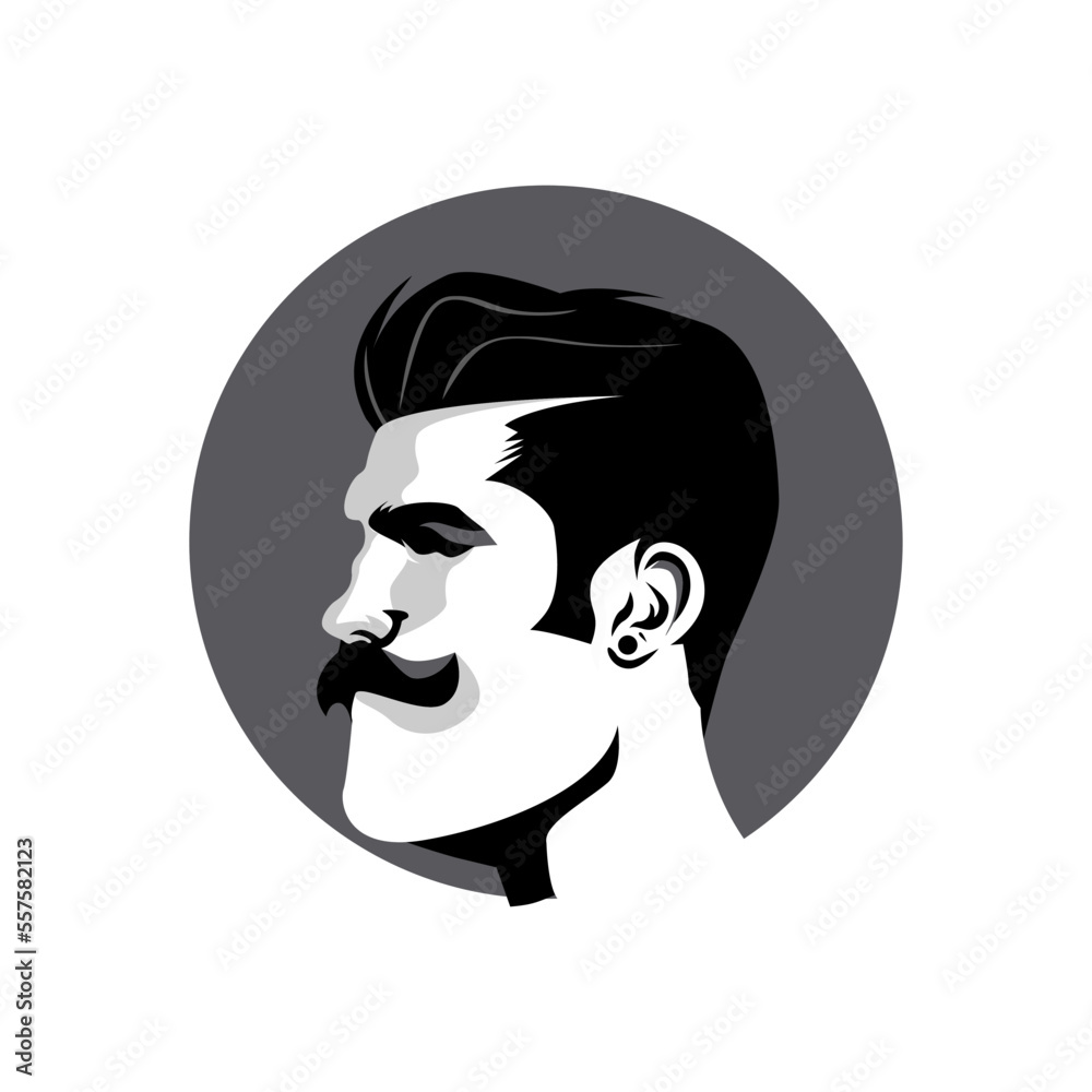 Man with mustache Man with mustache