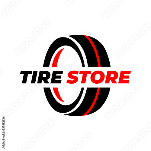 Tire Logo Design. Automotive, Car Showroom, Car Dealer Logo Design Vector