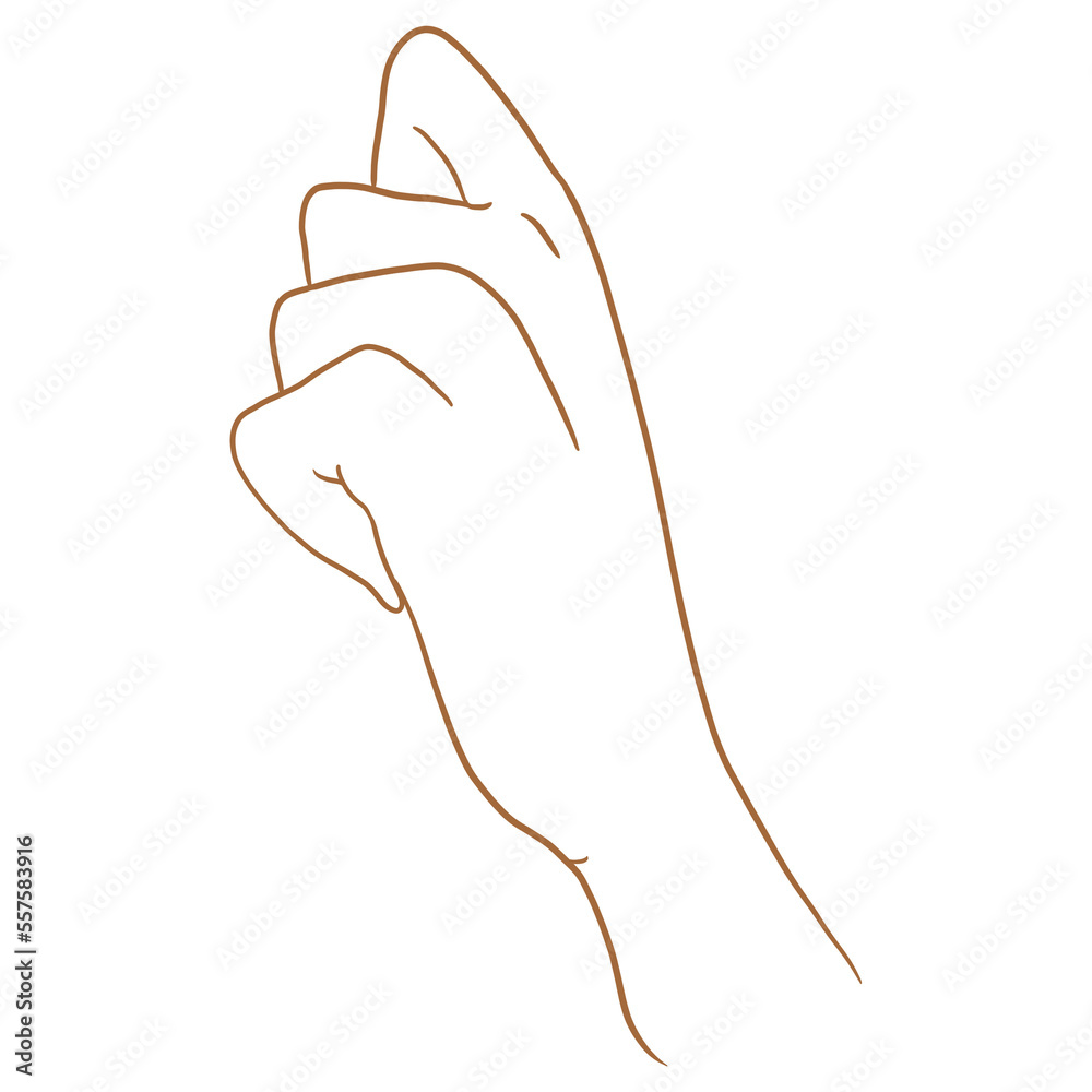 Hand Holding Drawing