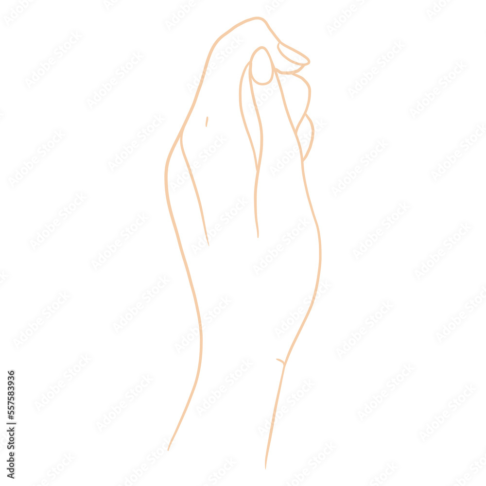 Hand Holding Line Art Hand Holding Line Art