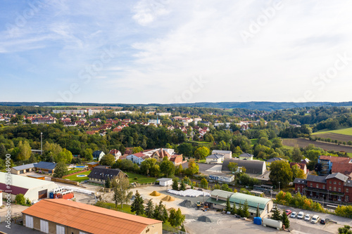 The City of Stadtroda from above (Thuringia, Germany)