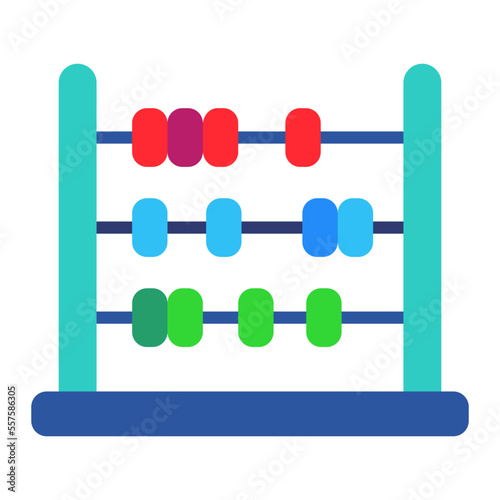 Abacus Flat Icon