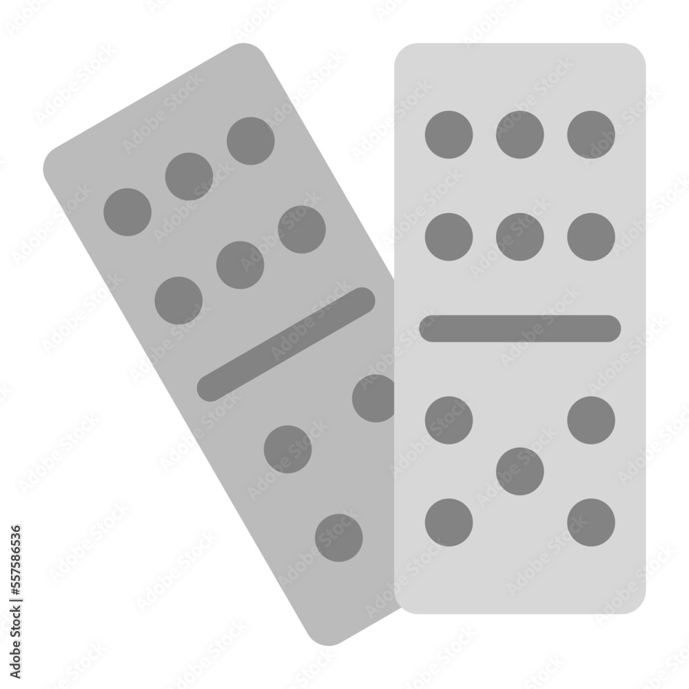 Domino Flat Icon Domino Flat Icon