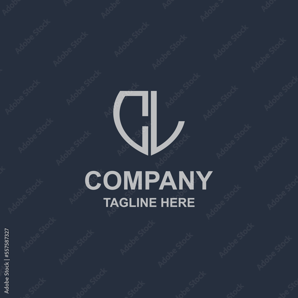 creative cl monogram logo design creative cl monogram logo design