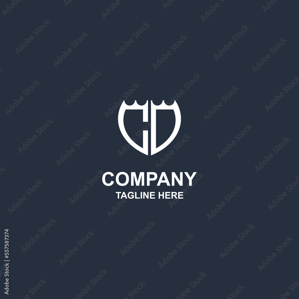 creative cd monogram logo design creative cd monogram logo design