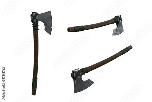 Foto Viking bearded axe medieval weapon