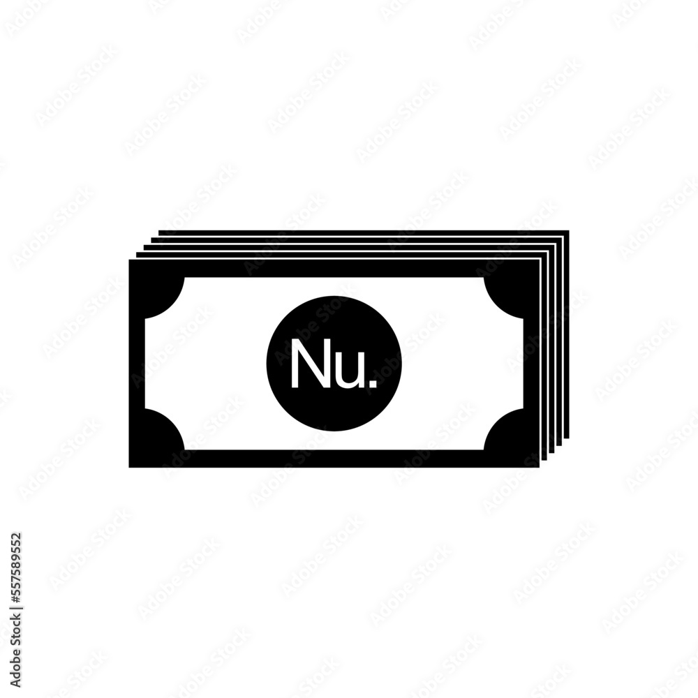 Bhutan Currency Symbol, Bhutanese Ngultrum Icon, BTN Sign. Vector Illustration Bhutan Currency Symbol, Bhutanese Ngultrum Icon, BTN Sign. Vector Illustration