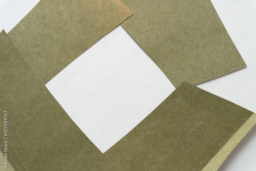 square or diamond white space or frame composed of old green card shapes square or diamond white space or frame composed of old green card shapes