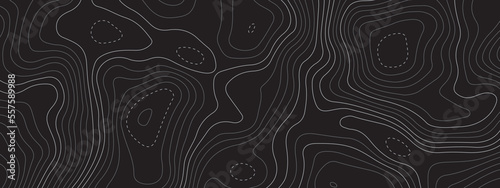 Abstract topographic contours map background. Topography lines and circles background. Topographic map Patterns