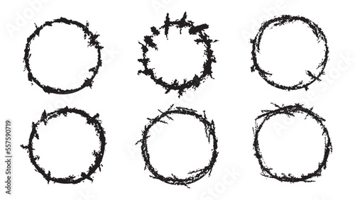Grunge Circles Vector
