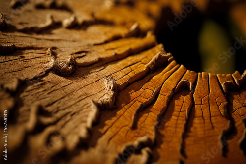 tree trunk close up made by generative ai