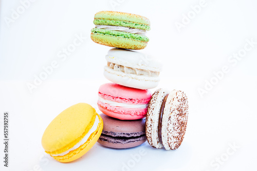 Colorful Macaron Stack