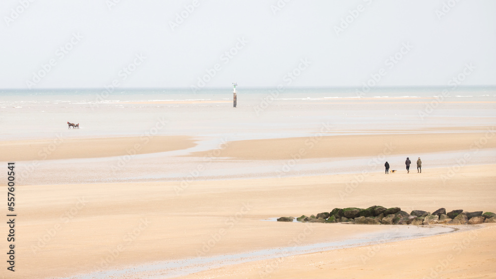 La plage de Cabourg