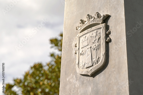 Obraz na płótnie Coat of Arms of Las Palmas de Gran Canaria, Spain w salonie