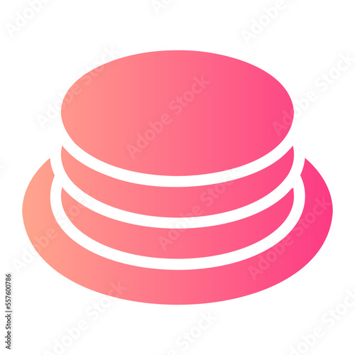 pancakes gradient icon