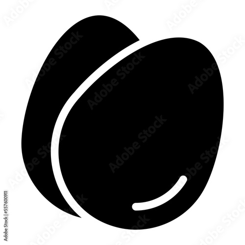 egg glyph icon