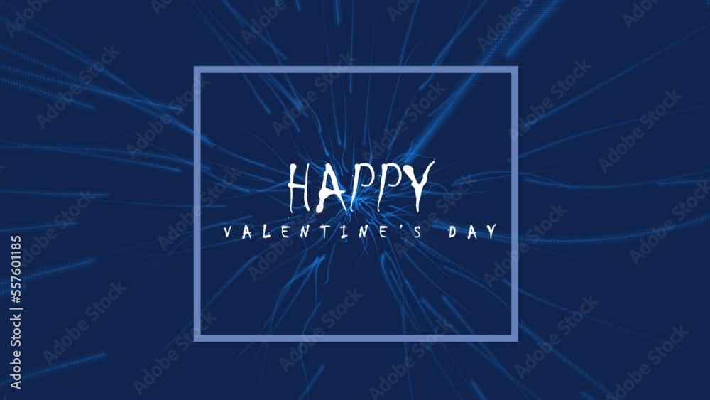 HAPPY VALENTINES DAY animated text and abstract flying stripes on blue background. Valentine love concept. Party footage. Holiday wishes. Transparent Alpha channel. 3D animation HAPPY VALENTINES DAY animated text and abstract flying stripes on blue background. Valentine love concept. Party footage. Holiday wishes. Transparent Alpha channel. 3D animation