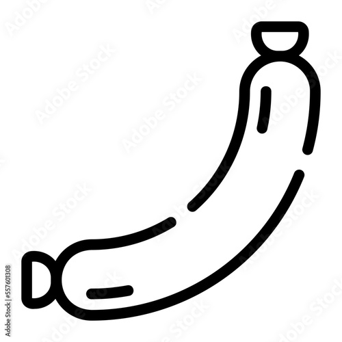sausage line icon