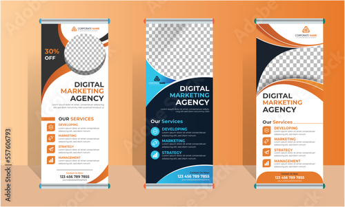 Φωτογραφία Business Agency Roll Up Banner Designs
