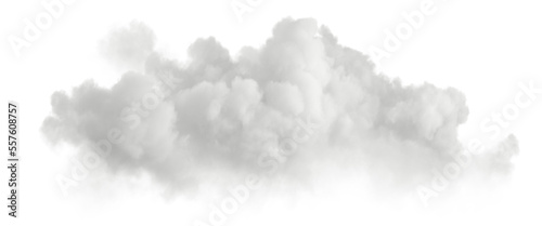 White clear clouds cutout backgrounds 3d illustration
