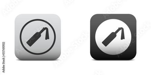 Molotov cocktail icon. Fire сocktail icon. Vector illustration.