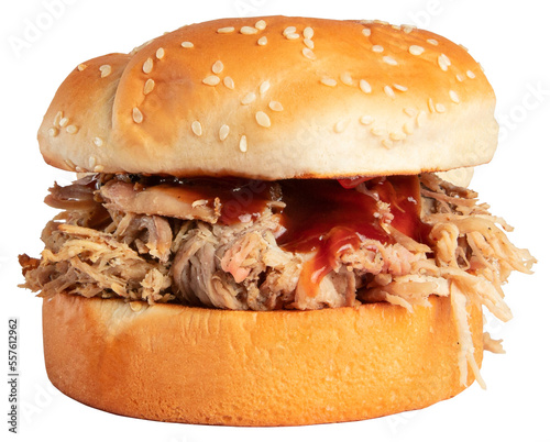 Pulled Pork Sandwich Transparent Background