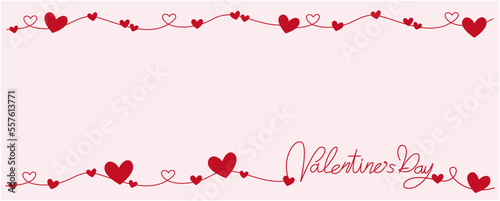 Valentines day decoration background. Happy Valentine day decorative graphic for banner, background and sales promotion template. Vector illustration. 
