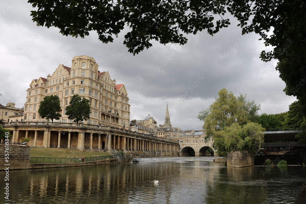 Bath at the Avon River, England Great Britain Bath at the Avon River, England Great Britain