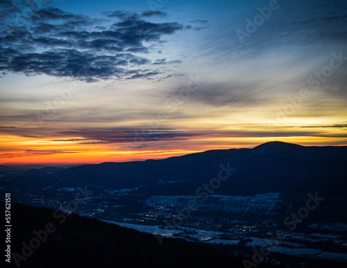 Sunset over Mount Greylock
Views from Spruce Hill North Adams MA 12.28.22