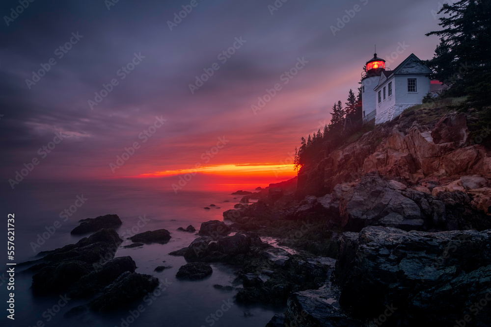 Bass Harbor Head Lighthouse, Acadia National Park, Maine,  United States
