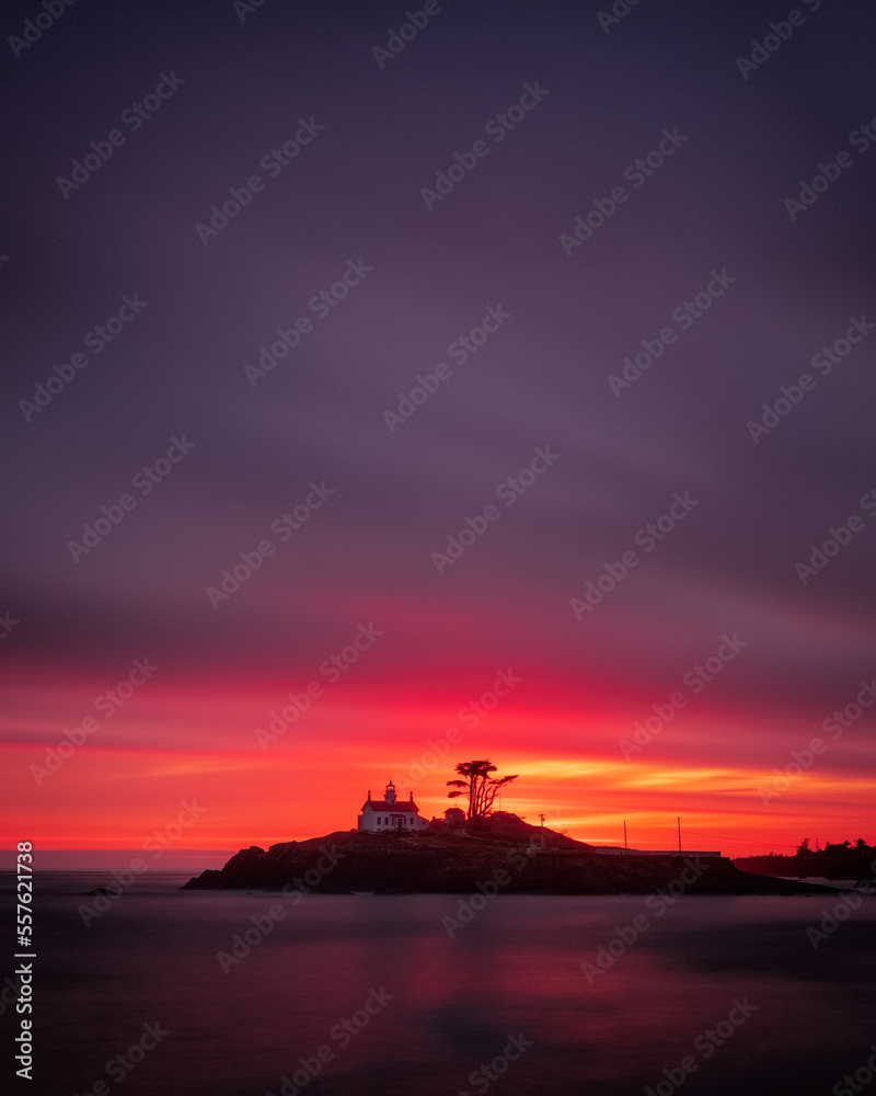 Battery Point Light in Crescent City, California, United States