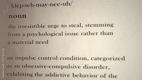 Kleptomania Definition