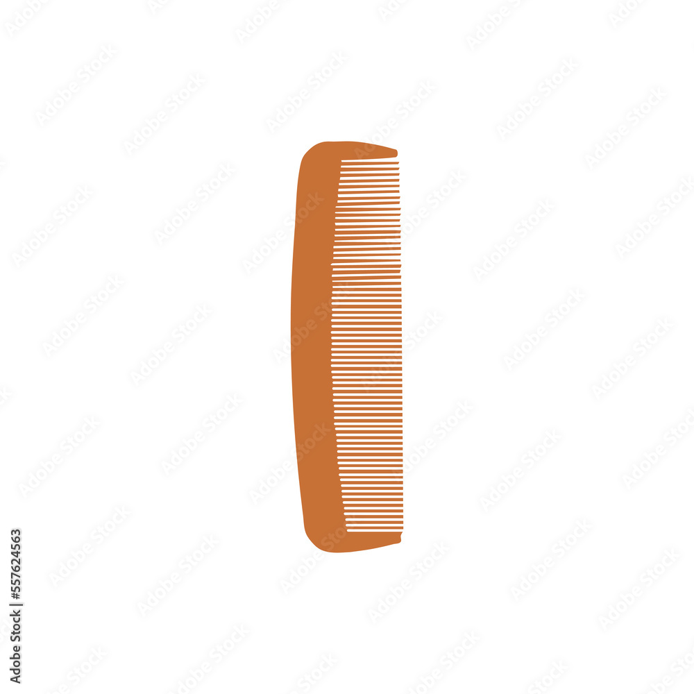 Orange pocket hair comb vector illustration in trendy style. Editable graphic resources, much needed for creative design materials. Orange pocket hair comb vector illustration in trendy style. Editable graphic resources, much needed for creative design materials.