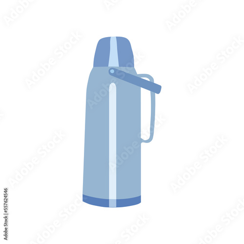 The best vector illustration of a hot water thermos or vacuum flask which is very familiar in Indonesian families. Editable graphic resources for many purposes.