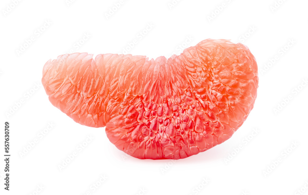 Piece of tasty pomelo fruit on white background Piece of tasty pomelo fruit on white background